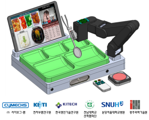 설치가 용이한 지능형 다관절 식사보조 로봇 개발, 2019-2021 이미지